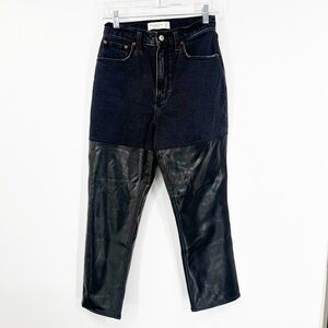 Abercrombie & Fitch Curve Love ‘90s Straight Jeans Ultra High Rise EXTRA SHORT